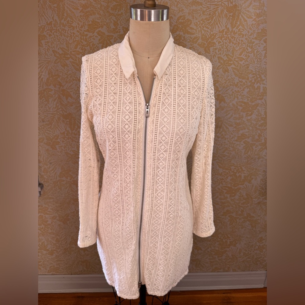 Avec Les Filles White Lace Dress